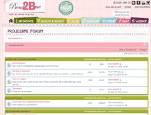 Tablet Screenshot of forum.proud2bme.nl